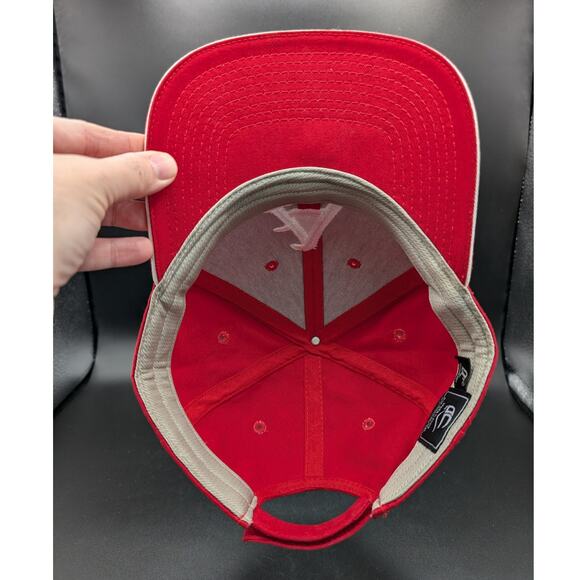 Razorbacks Hat Cap Mens One Size Adjustable Strap Back Arkansas Red OC Sports - Picture 5 of 7